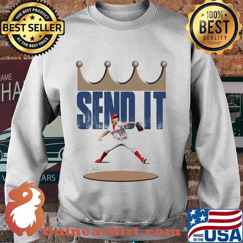 Cincinnati reds 27 trevor bauer send it signature s Sweater