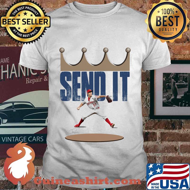 Cincinnati reds 27 trevor bauer send it signature shirt