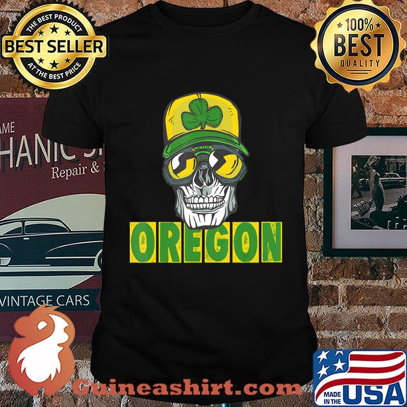 Cool Skull Halloween Costume Made to Match Jordan 5 Oregon T-Shirt