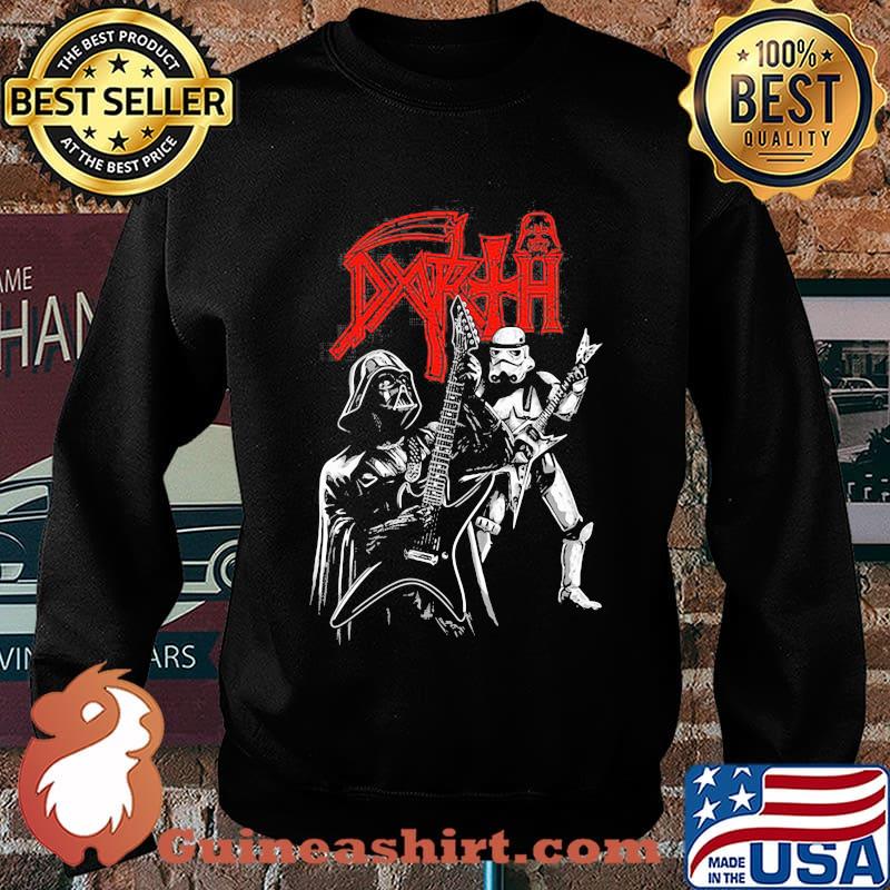 Death vader rock band black playing guitar s Sweater