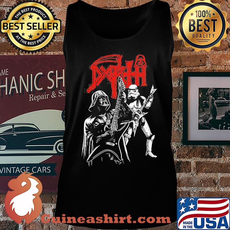 Death vader rock band black playing guitar s Tank top