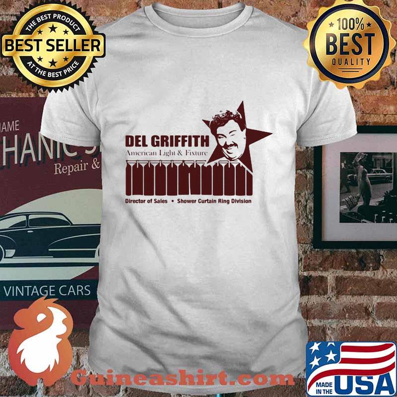 Del griffith american light and fixture director of sales shower curtain ring division shirt