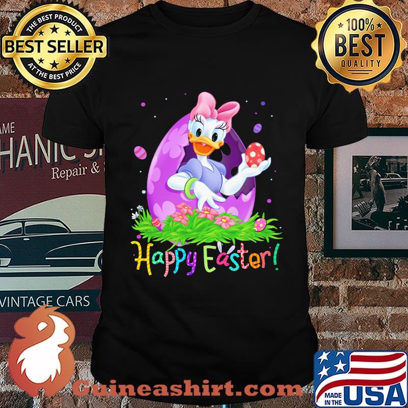 Disney daisy duck happy easter flower shirt