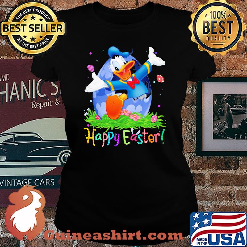 Disney donald duck happy easter flower s Laides tee