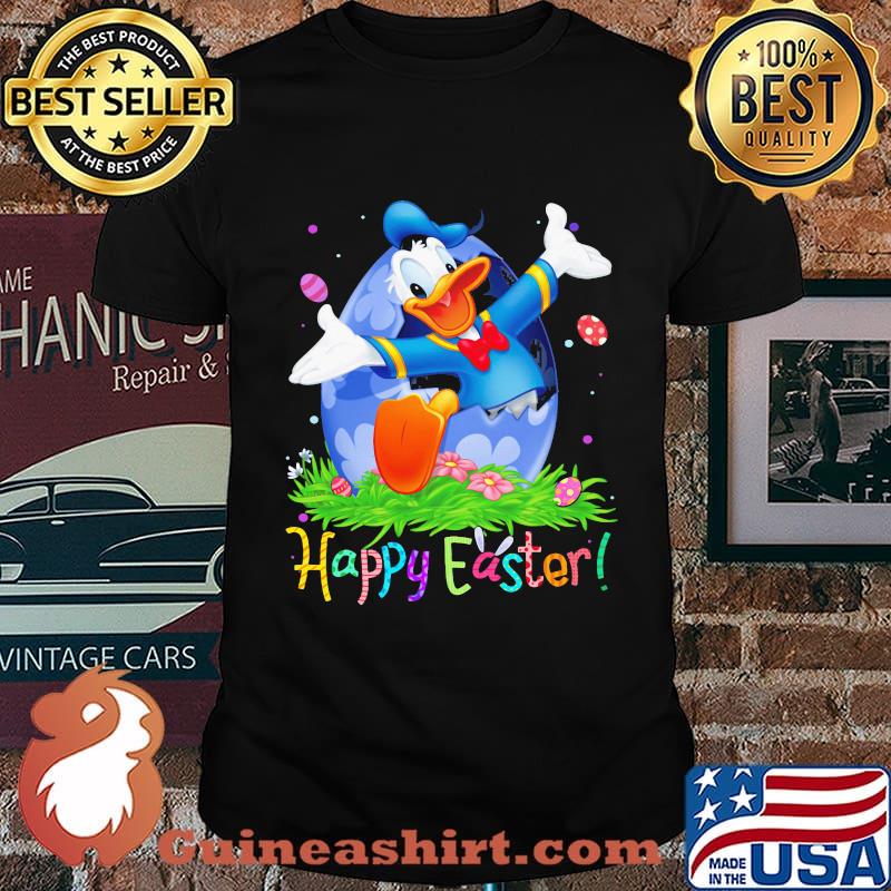 Disney donald duck happy easter flower shirt