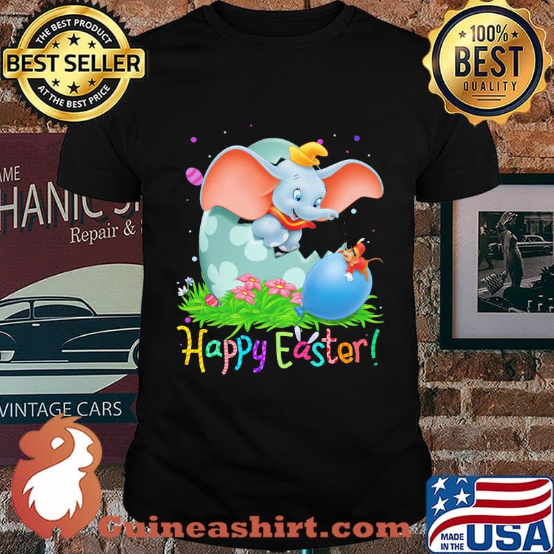 Disney dumbo elephant happy easter flower shirt