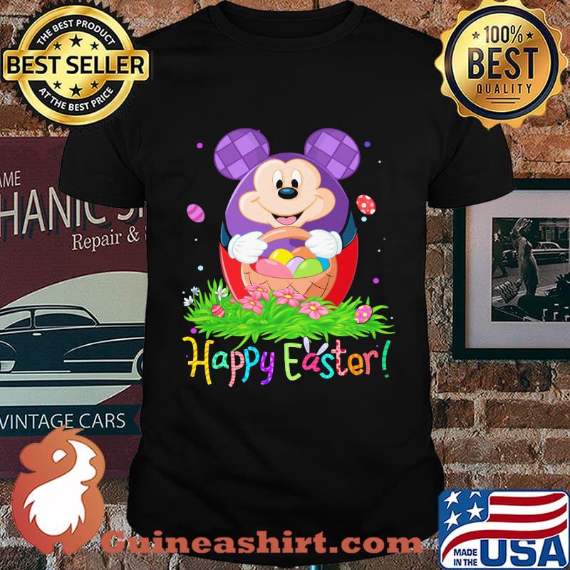 Disney mickey mouse happy easter flower shirt