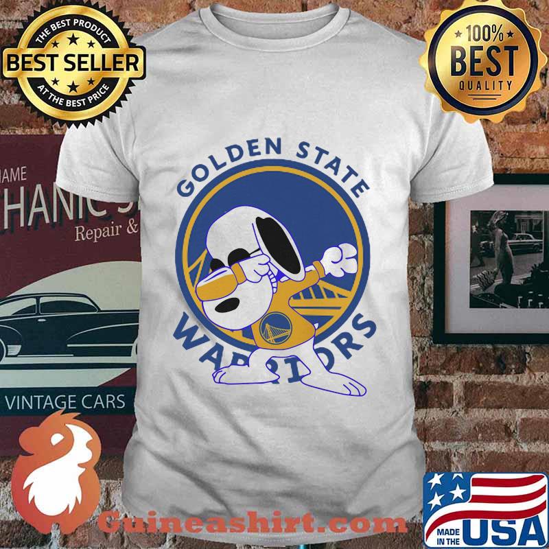 Dog golden state warriors logo shirt