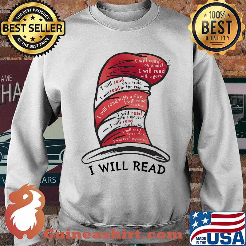 Dr seuss i will read on a boat s Sweater