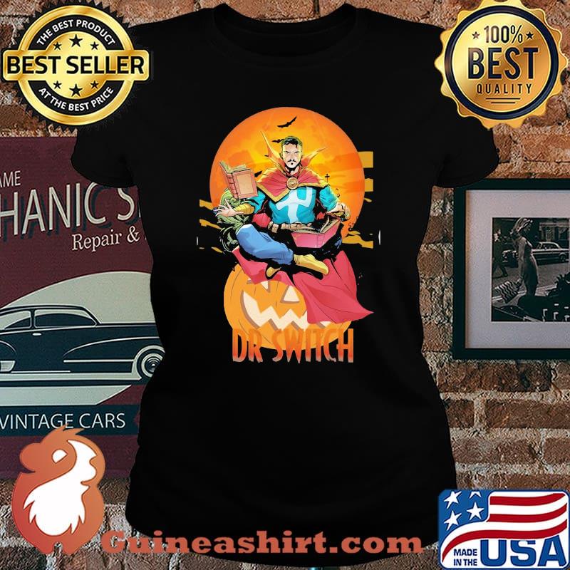 Dr switch heroes pumpkin happy halloween s Laides tee