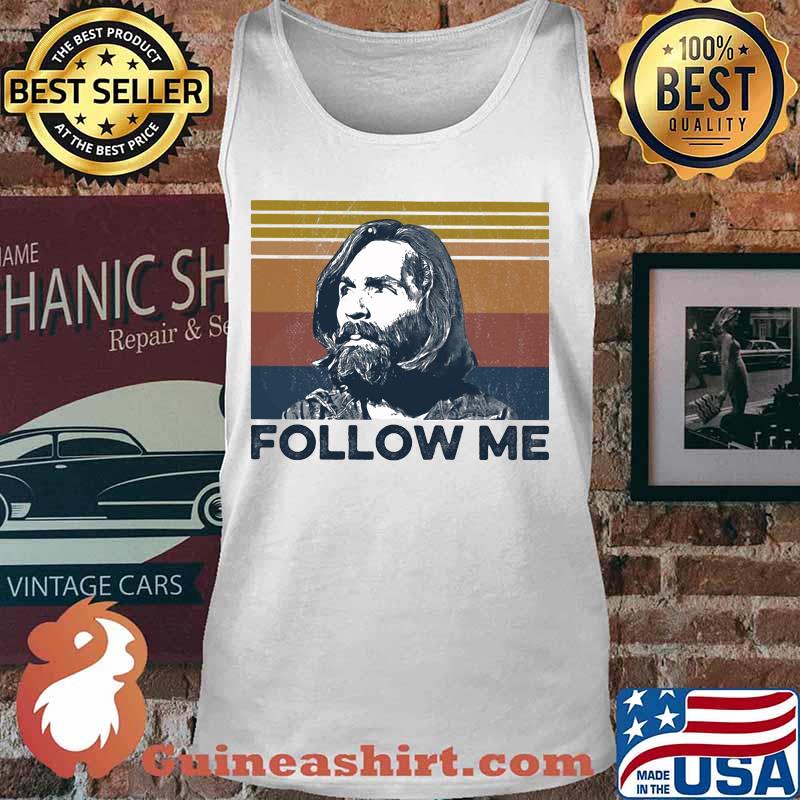 Follow Me True Crime Vintage Retro Shirt Tank top