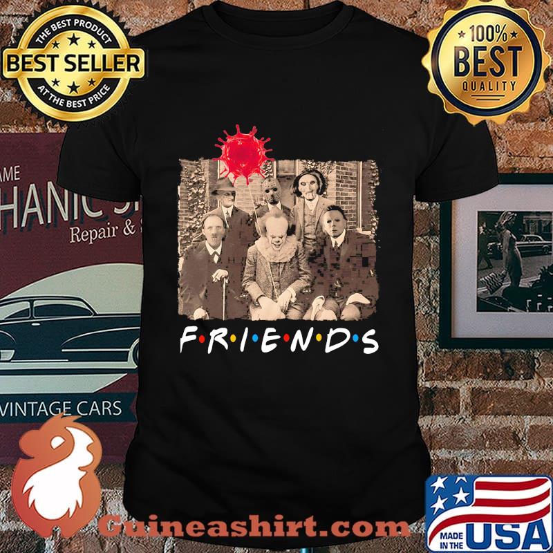 Friends halloween horror characters shirt