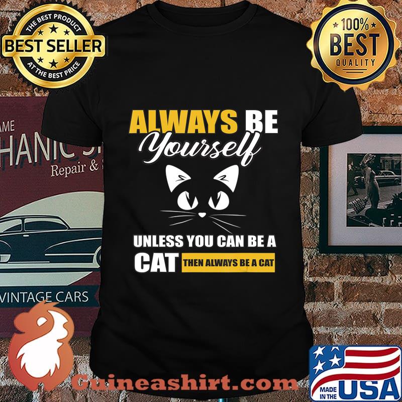 Funny Cat Motif Gift For Kids Men Boys T-Shirt