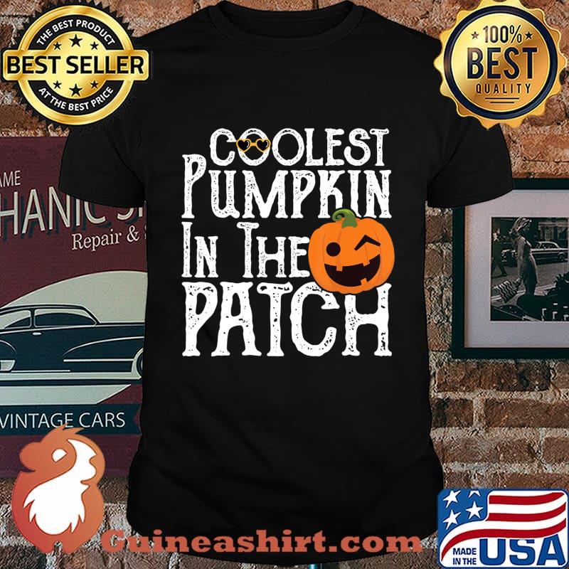 Funny Coolest Pumpkin in the Patch Halloween custom T-Shirt