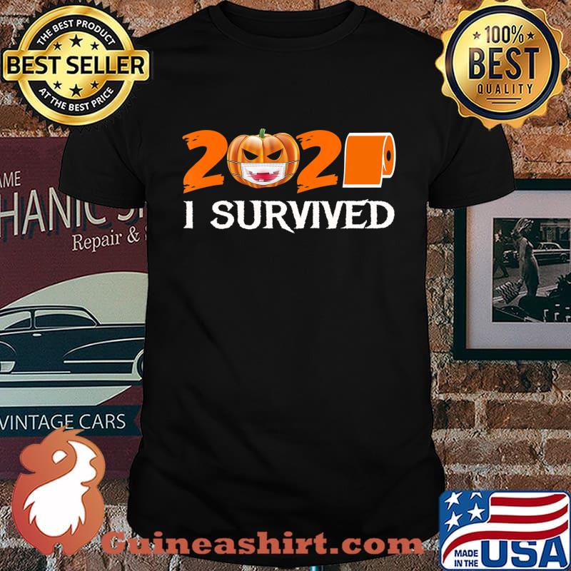 Funny Halloween Pumpkin Jack O Lantern with Mask 2020 T-Shirt