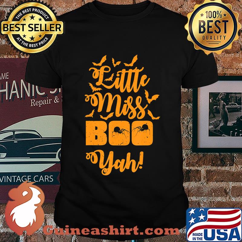 Funny Little Miss Boo Yah Halloween Party Costume Gift T-Shirt