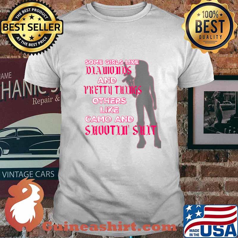 Girls Like Camo and Shootin' Shit Graphic T-Shirt