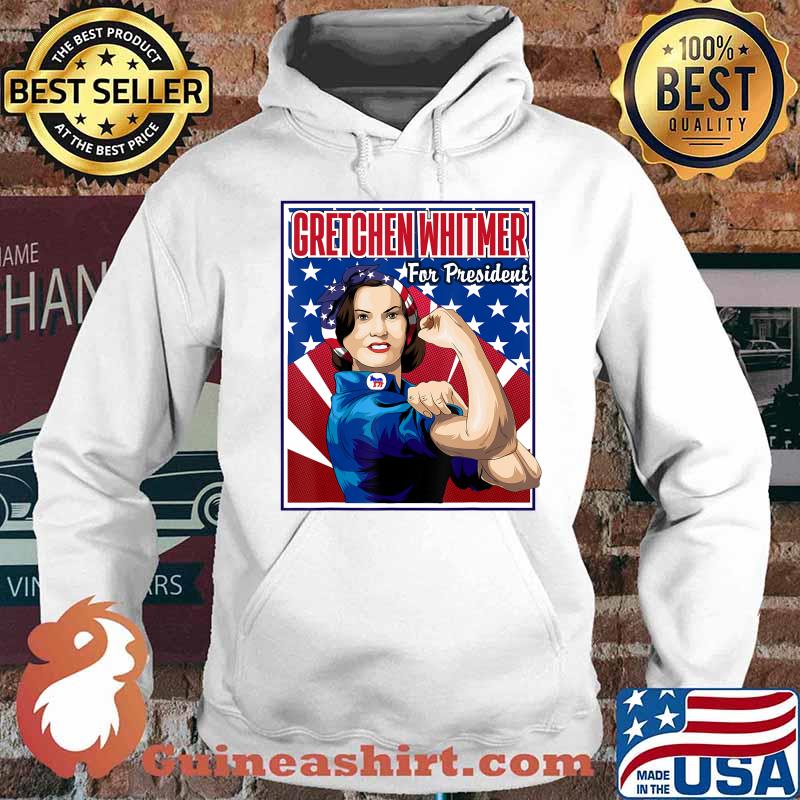 Gretchen Whitmer Whitmer Flag Strong Woman T-Shirt Hoodie