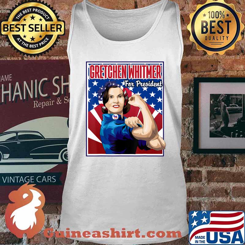 Gretchen Whitmer Whitmer Flag Strong Woman T-Shirt Tank top