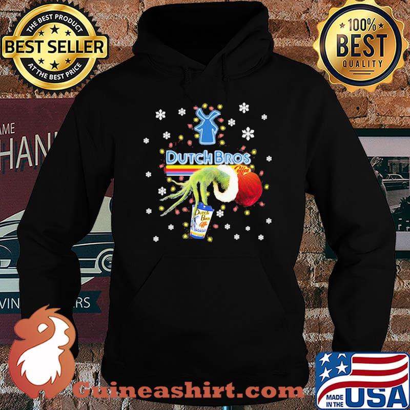 Grinch dutch bros logo merry christmas s Hoodie