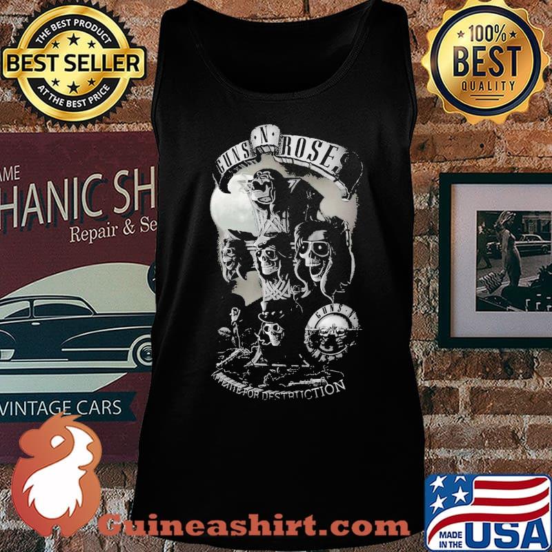 Guns n roses band appetite for destruction skeleton s Tank top