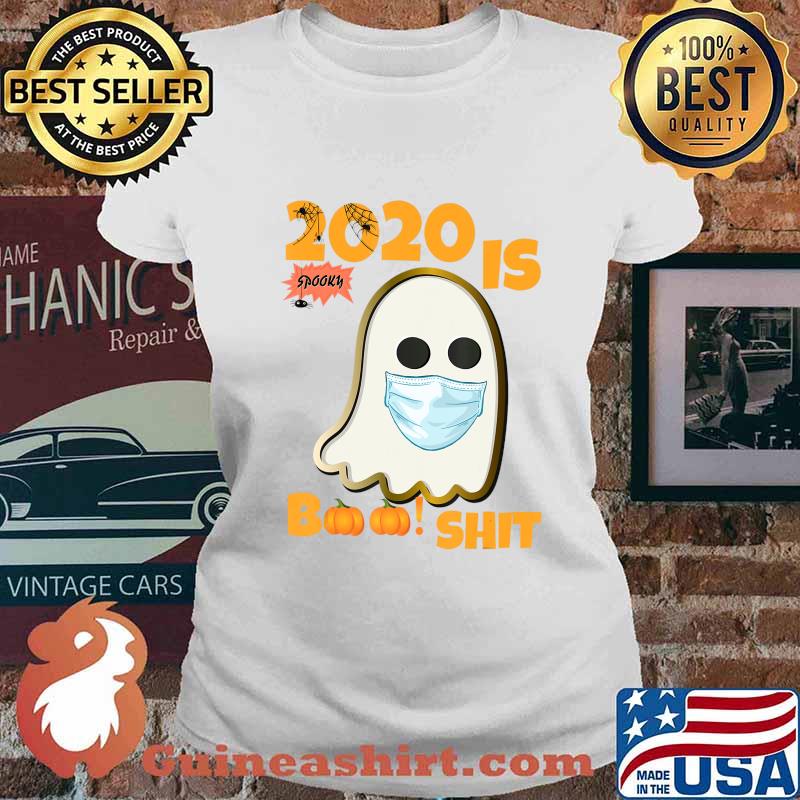 Halloween 2020 Halloween Ghost Boo With Funny Mask Costume T-Shirt Ladies tee