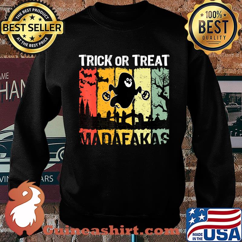 Halloween Costume Ghosts Gift Crazy Horror Present Men Woman T-Shirt Sweater