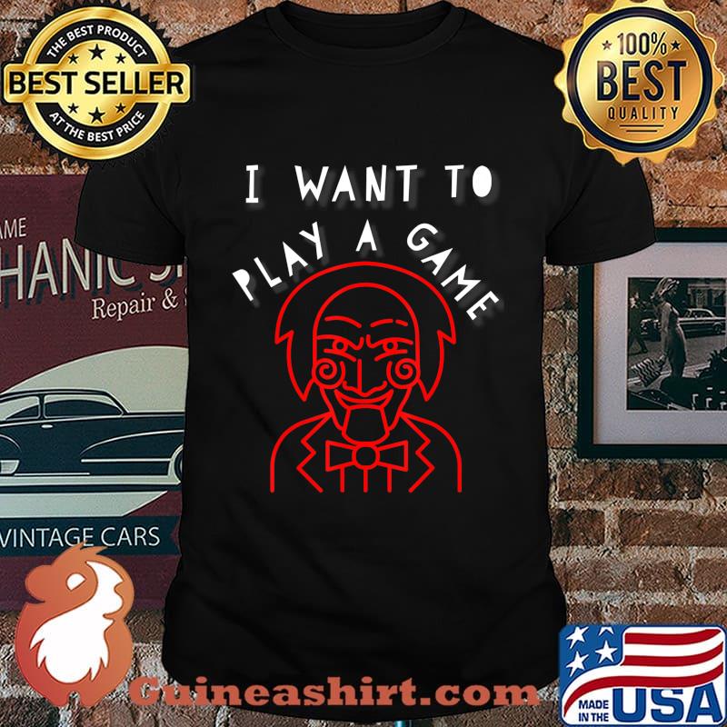 HALLOWEEN Fun Costume Retro Graphic Tee Horror Jigsaw Clown T-Shirt