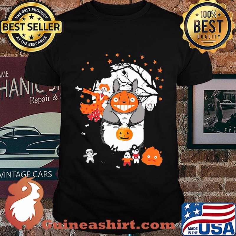 Halloween ghibli characters stars shirt