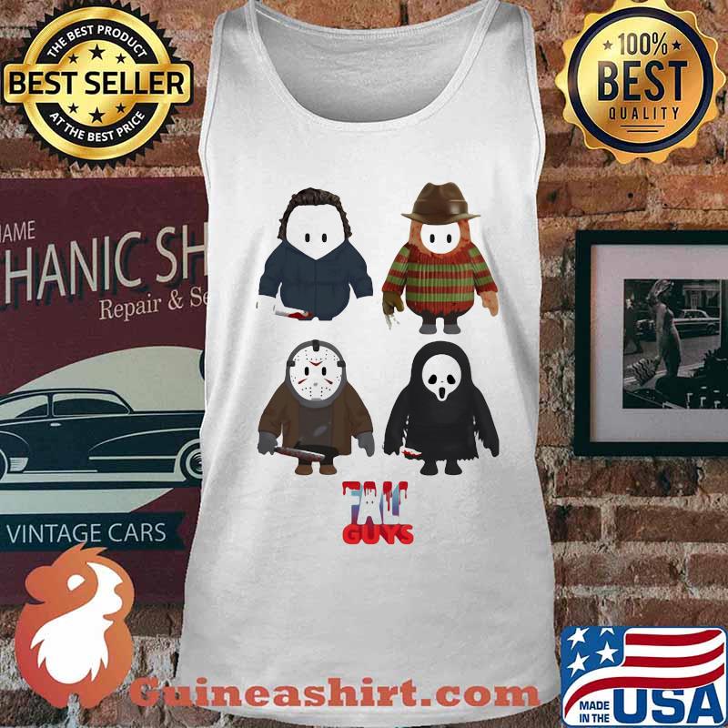 Halloween horror characters chibi fall guys s Tank top