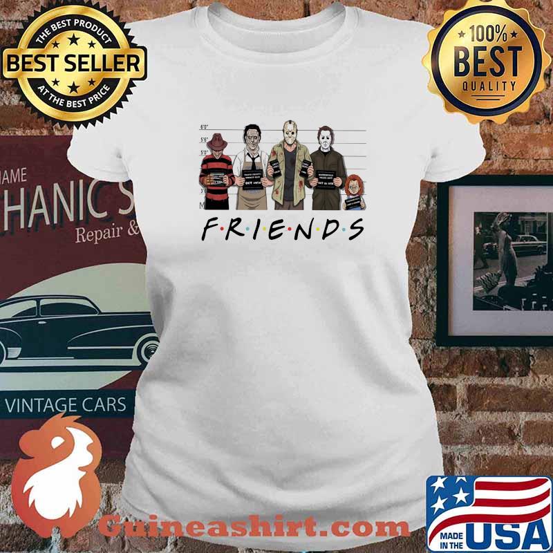 Halloween horror characters friends s Ladies tee