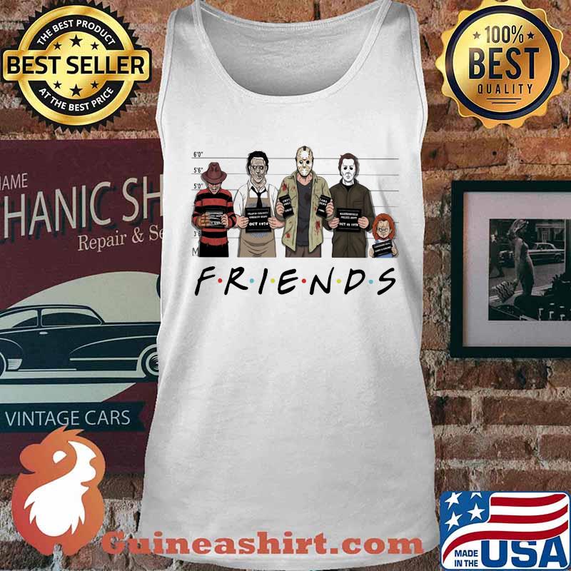 Halloween horror characters friends s Tank top