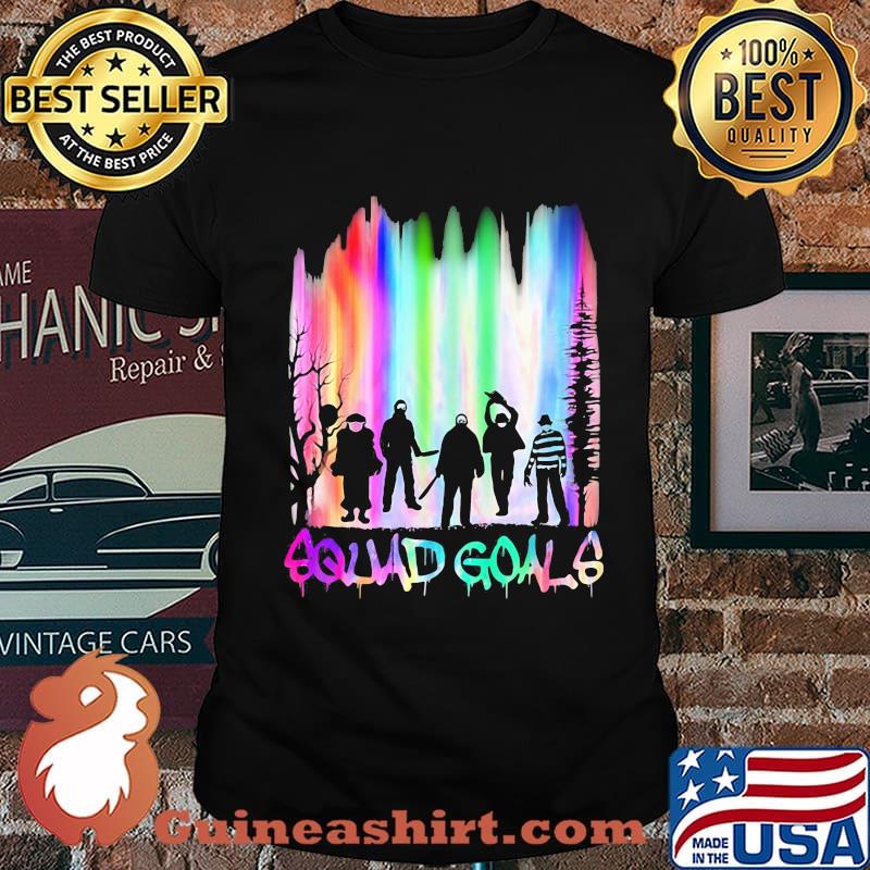 Halloween horror characters squad goals mountain shirt
