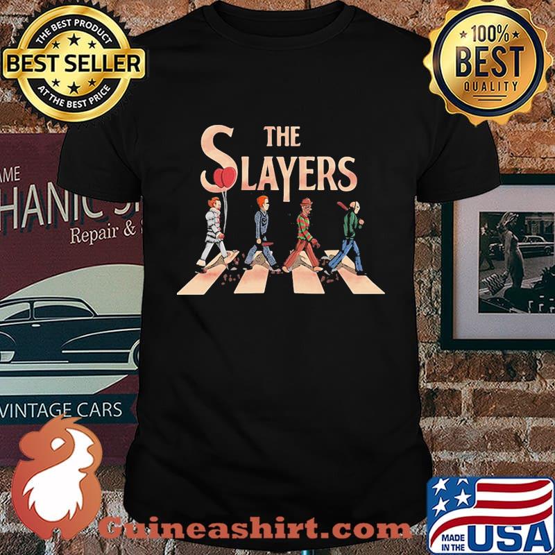 Halloween horror characters the slayers crossing the line shirt
