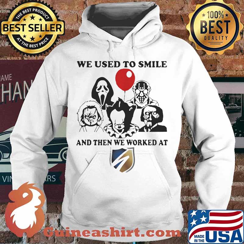 Halloween horror characters we used to smile and then we worked at swift s Hoodie