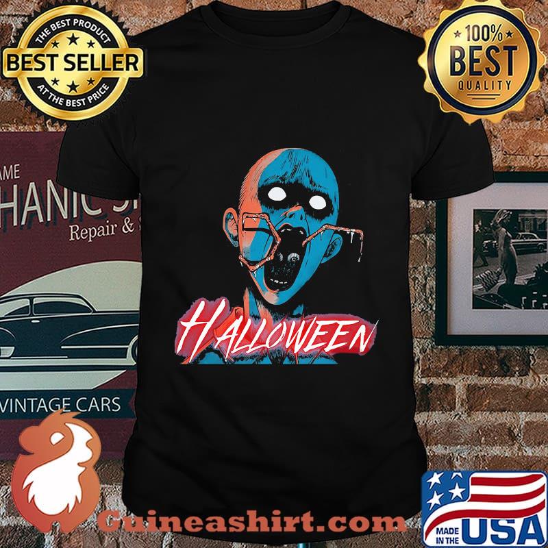 Halloween japan characters cartoon shirt