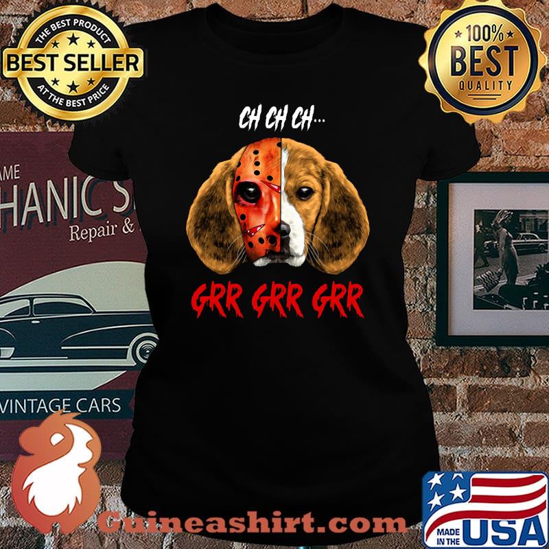 Halloween jason voorhees beagle ch ch ch grr grr grr s Laides tee
