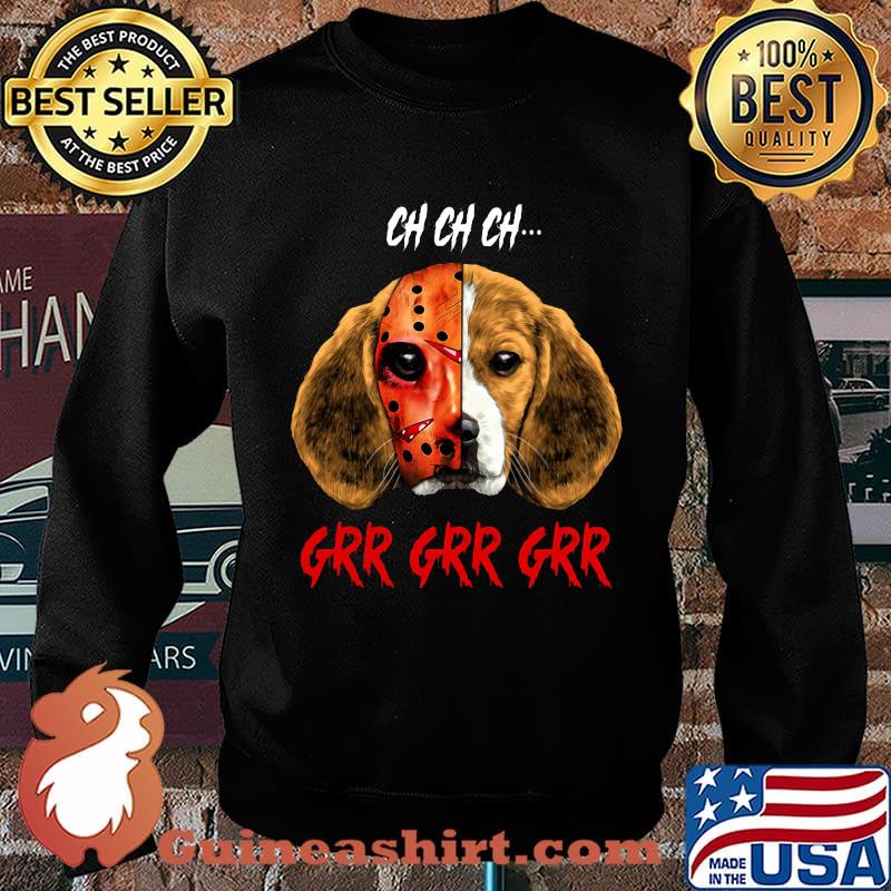Halloween jason voorhees beagle ch ch ch grr grr grr s Sweater