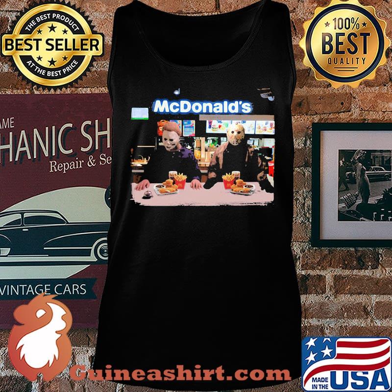 Halloween jason voorhees michael myers mcdonald's s Tank top
