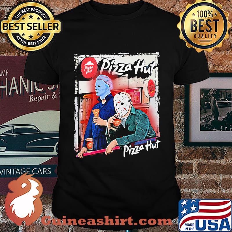 Halloween michael myers jason voorhees pizza hut shirt