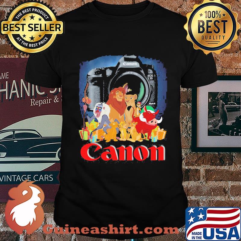 Halloween simba camera canon shirt