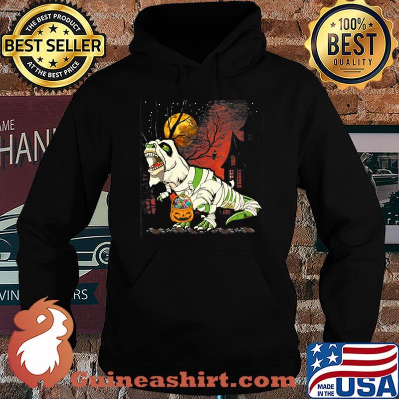 Halloween Tee for Boys Kids Dinosaur T rex Mummy Pumpkin T-Shirt Hoodie