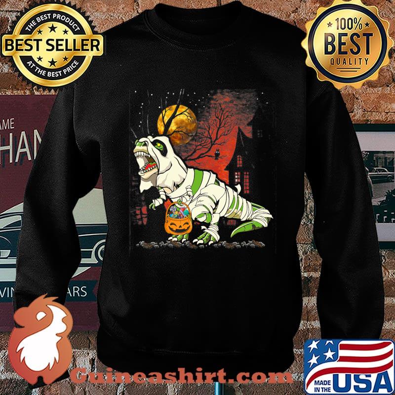 Halloween Tee for Boys Kids Dinosaur T rex Mummy Pumpkin T-Shirt Sweater