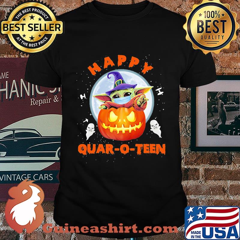 Halloween witch happy quar-o-teen shirt