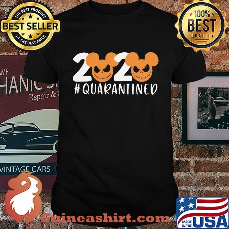 Happy halloween jack skellington mickey mouse 2020 quarantined shirt