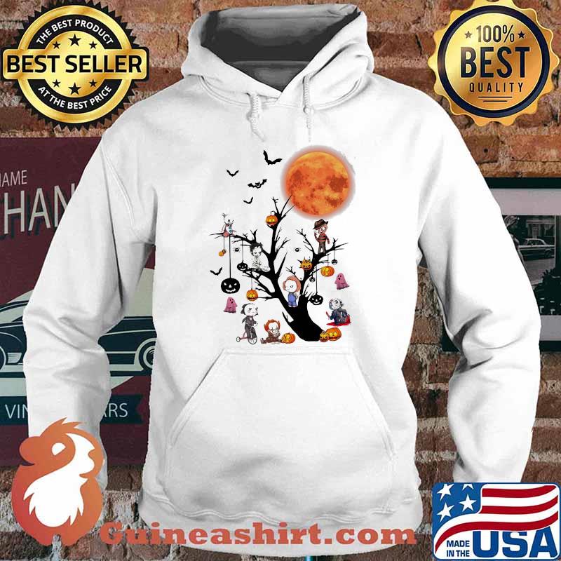 Happy halloween tree horror characters s Hoodie