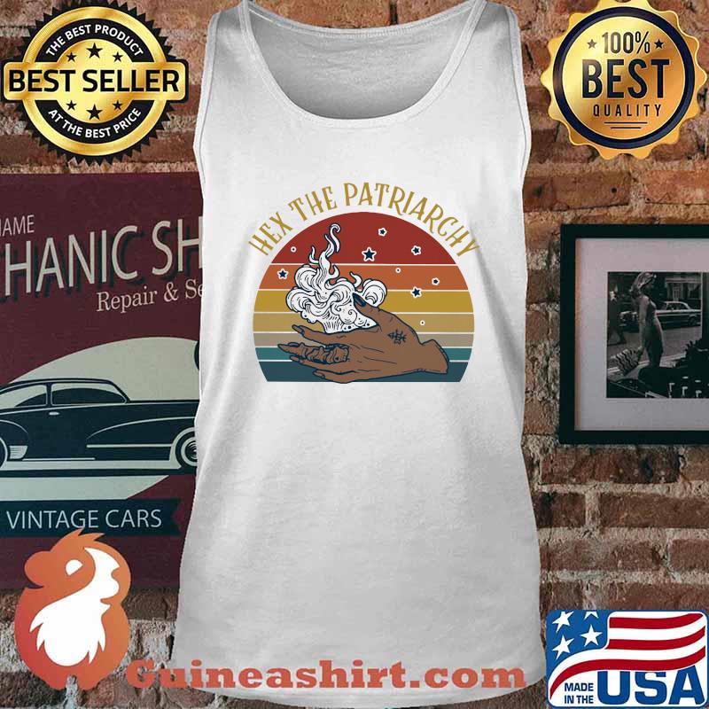 Hex the patriarchy vintage retro s Tank top
