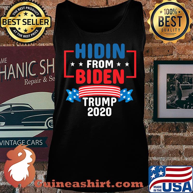 Hidin from Biden men women Vintage Pro Trump Anti Joe Biden T-Shirt Tank top
