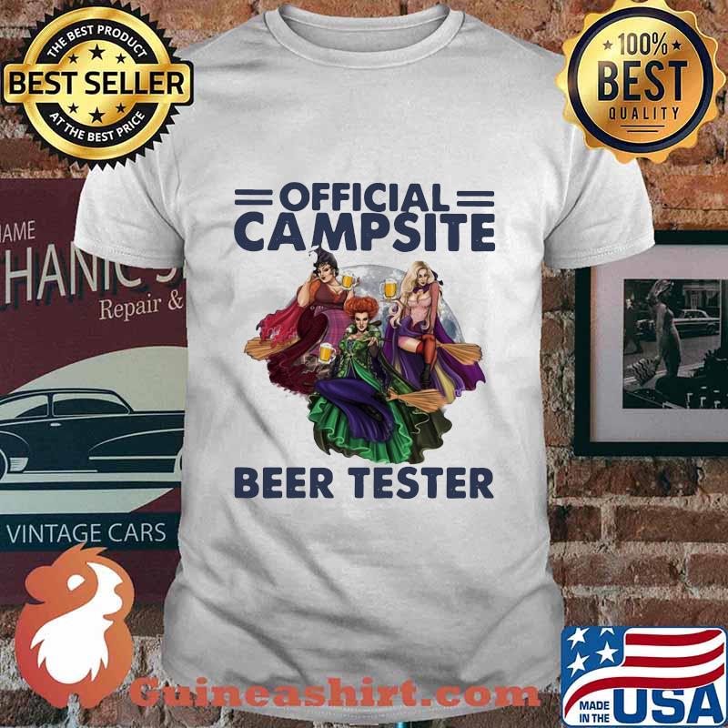 Hocus pocus official campsite beer taster shirt