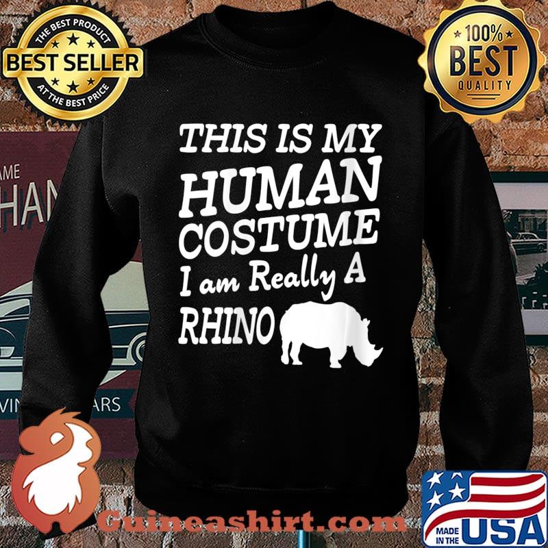 Human Costume - Chubby Rhino Unicorns Halloween Apparel Shirt Sweater